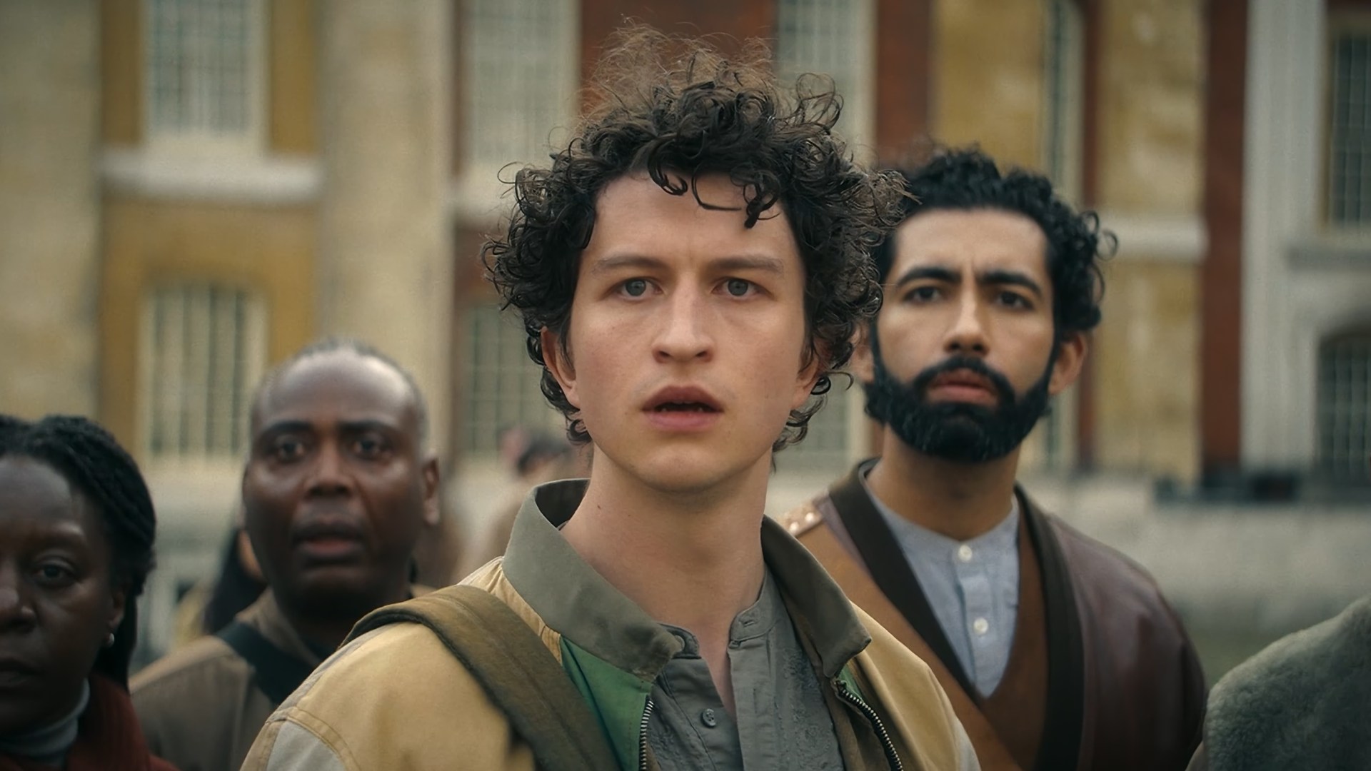 Charlie Beaven as Stephen (center) in Testament.