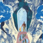 An illustration of a father and daughter holding hands.