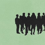 一名女性被排除在談話群體之外