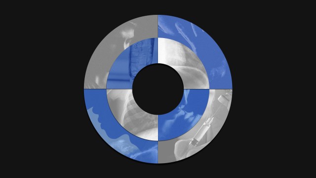 幾張在醫療環境中神情悲傷的人的圖片。